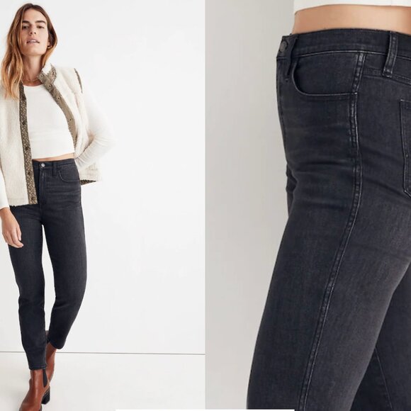 Madewell High-Rise Slim Straight Jeans - Richgrove Wash | BRAND NEW - Picture 1 of 9
